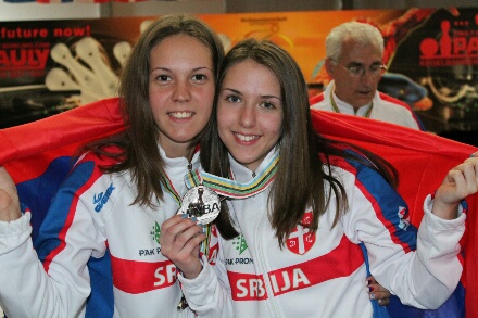 Hermina Lukač šampionka, Kristina Ljubenković vicešampionka sveta